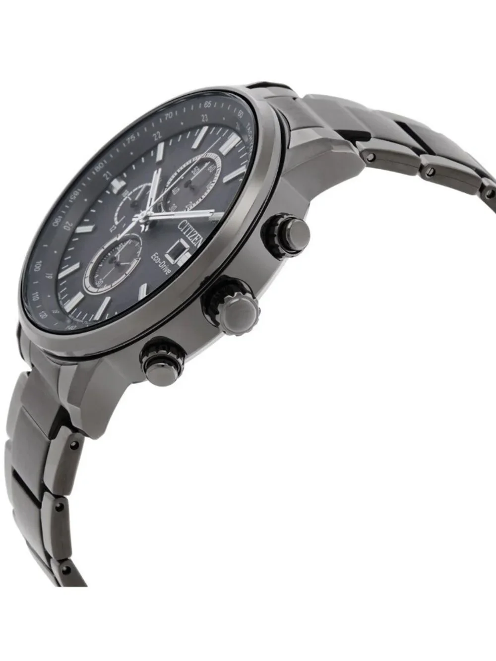 NWT Citizen Eco-Drive Chronograph Grey Dial Men's Watch